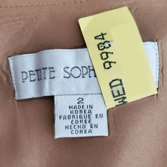 Petite Sophisticate Floral Maxi Skirt | Like New | 2P | Tan Red Gold Smokey Blue - Picture 10 of 13